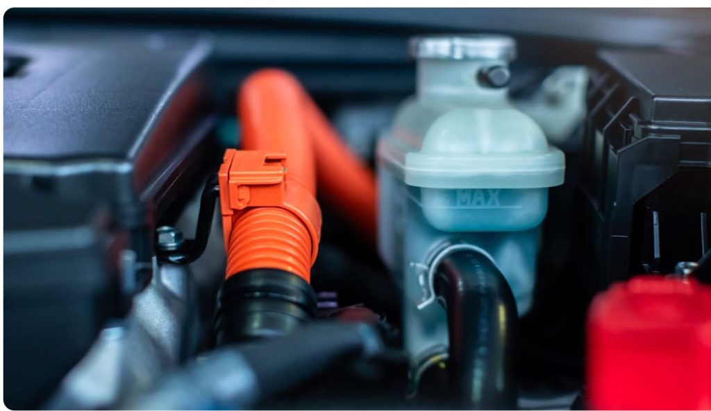 What are the components of a battery cooling system?