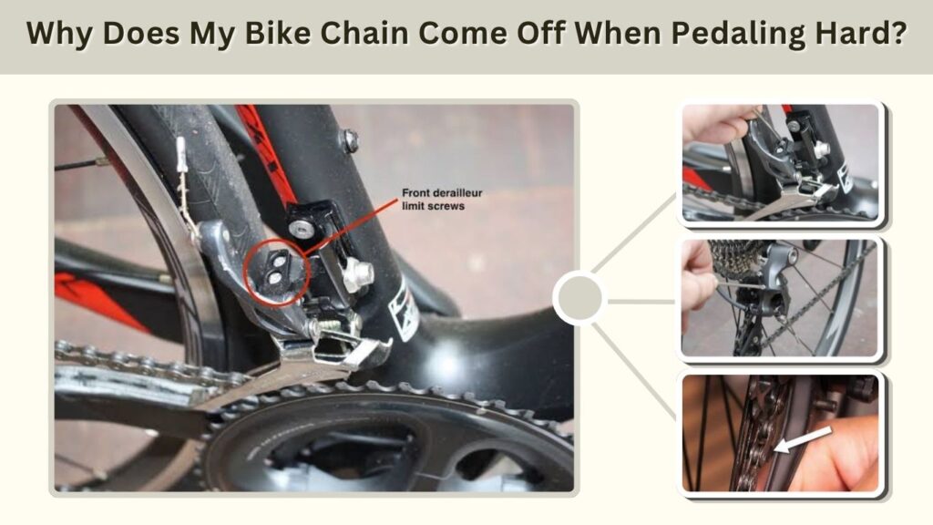 Why Does My Bike Chain Come Off When Pedaling Hard?