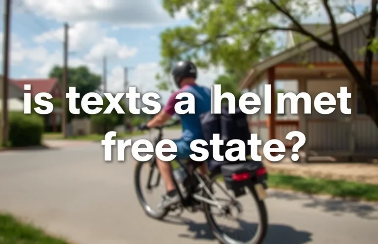 Is Texas Helmet-Free? Know the Motorcycle Laws Here