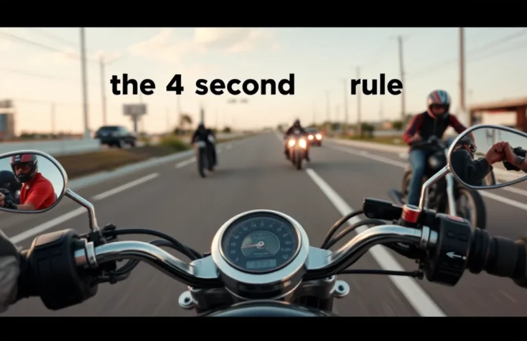 Master the 4 Second Rule for Motorcycle Safety and Distance Management