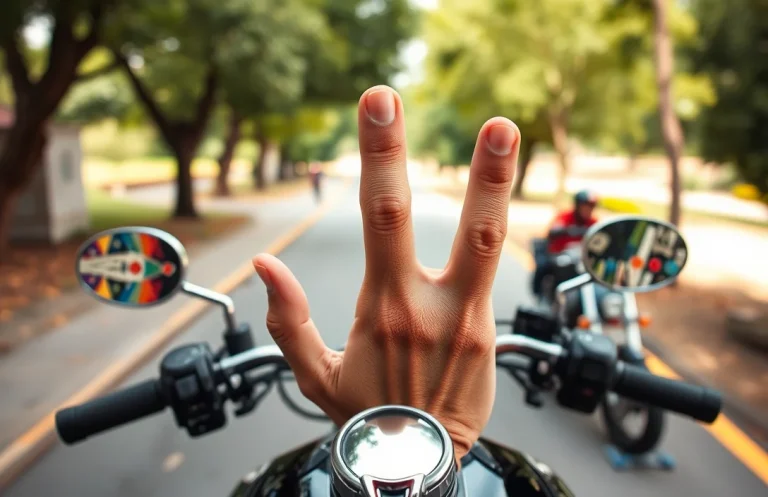 What the Two Finger Biker Wave Means: A Quick Guide