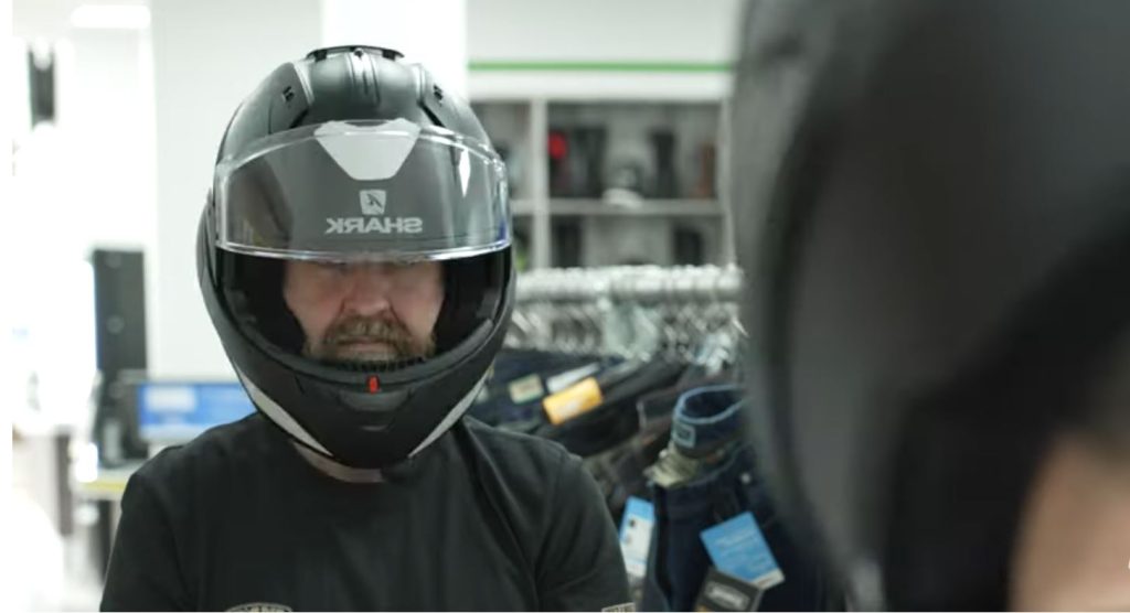 Motorcycle Helmet After a Crash