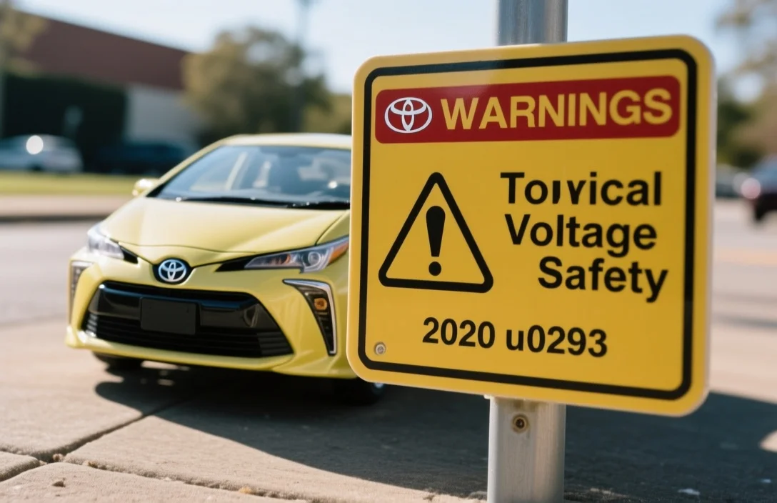 Critical High Voltage Safety Warnings - toyota prius 2020 u0293