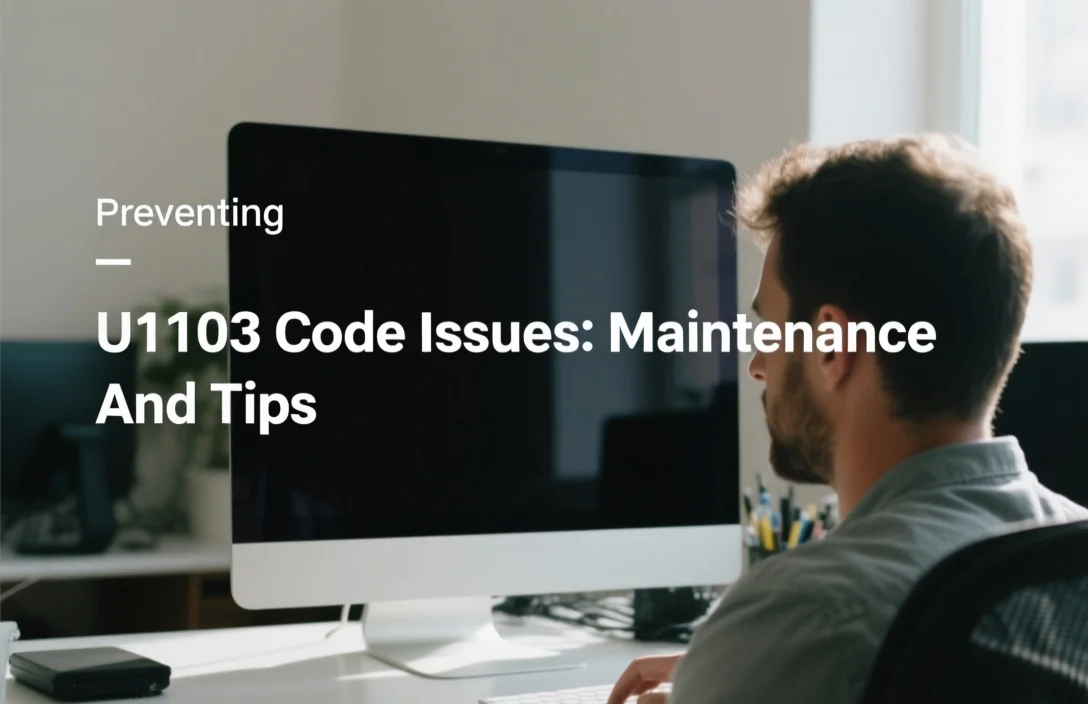 Preventing U1103 Code Issues: Maintenance And Tips - u1103