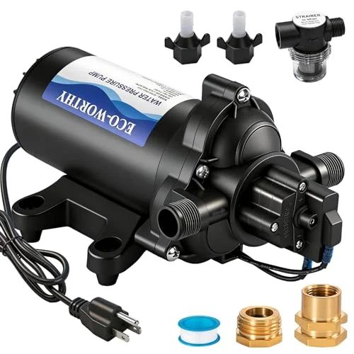 rain barrel irrigation pump