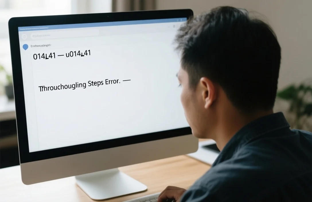Troubleshooting Steps For U014341 Error - u014341 error message