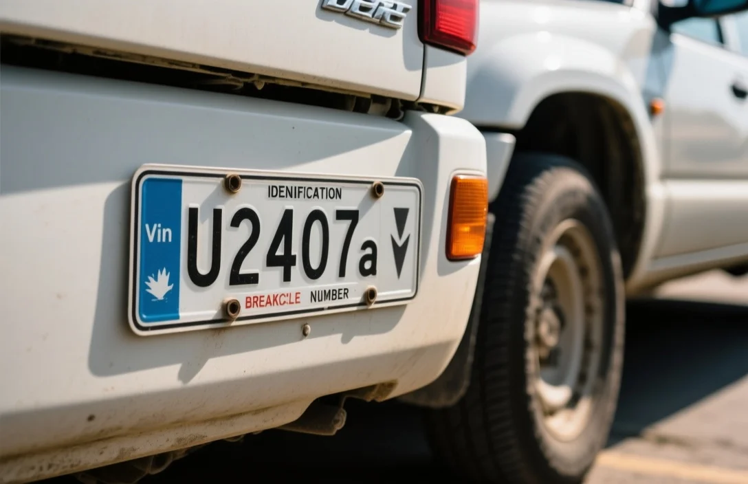U02407a Vehicle Identification Number (Vin) Breakdown - u02407a
