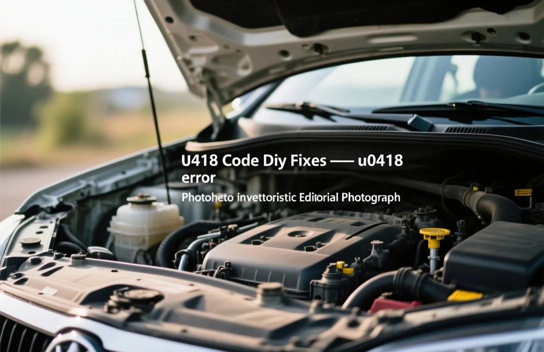 U0418 Code Diy Fixes - u0418 error code