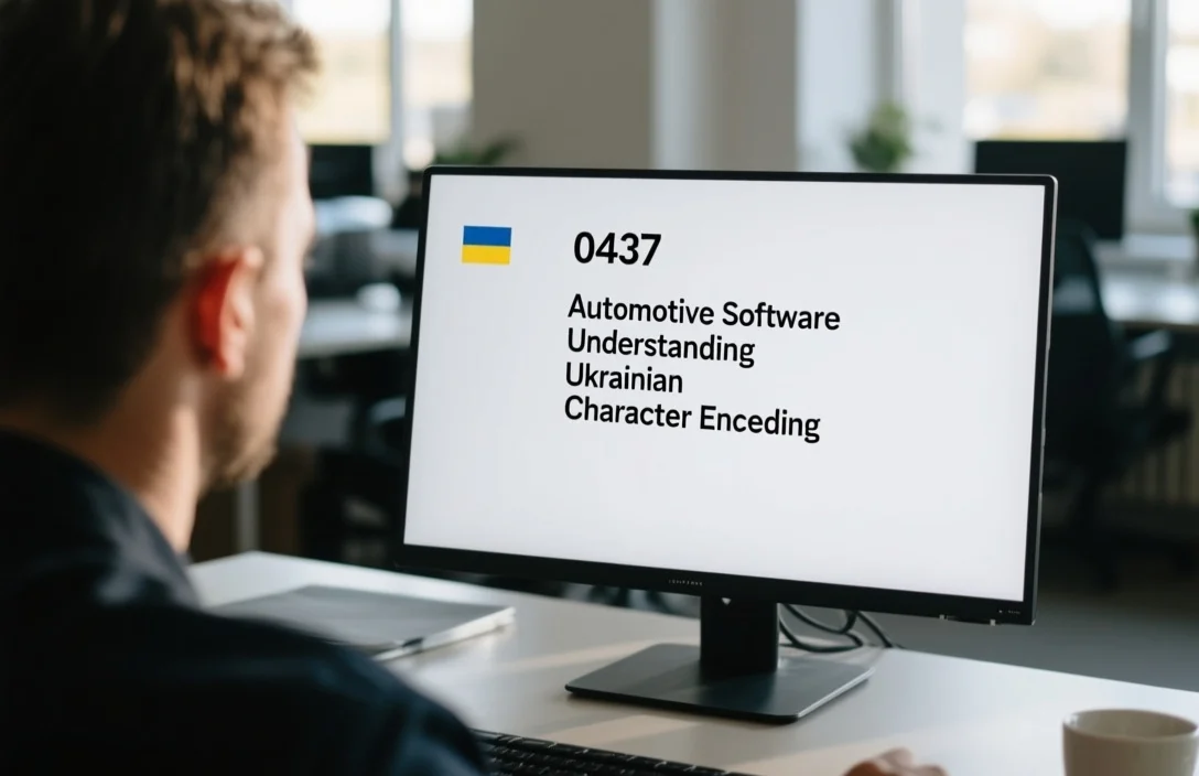 U0437 In Automotive Software: Understanding Ukrainian Character Encoding - u0437