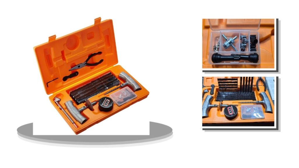 Universal Heavy Duty Tire Repair Kit For Car