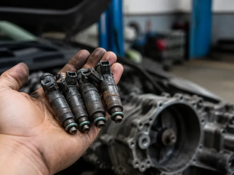 can bad fuel injectors cause transmission problems?