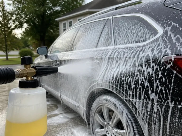 can i use car wash soap in pressure washer?