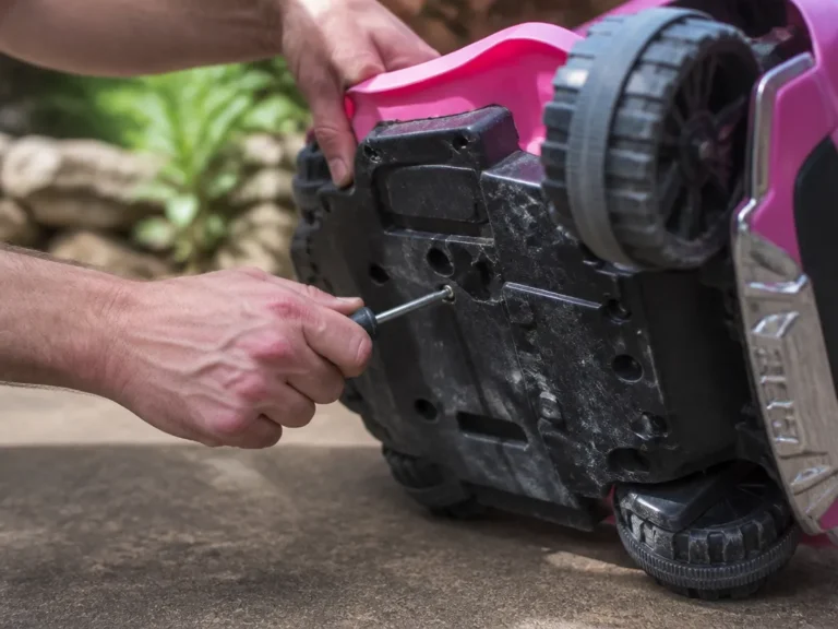 can't get crusty screw out of battery car