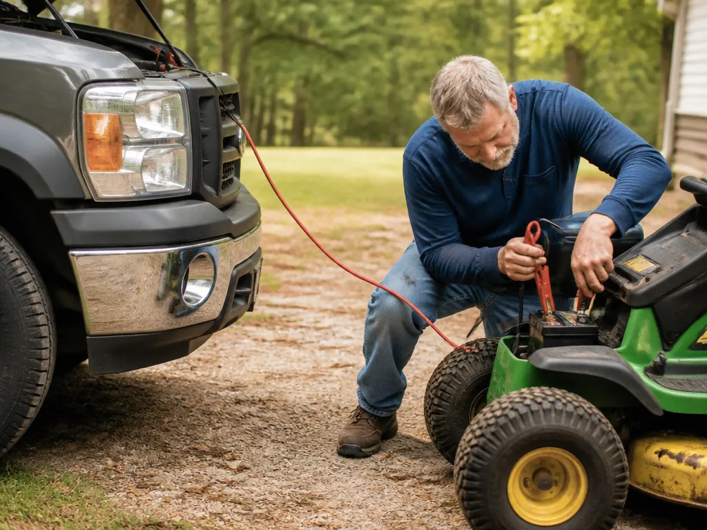 Can You Jump a Mower Battery With a Car? - can you jump a mower battery with a car?