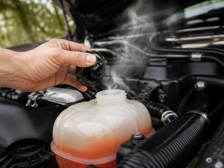 can you open coolant reservoir when hot?