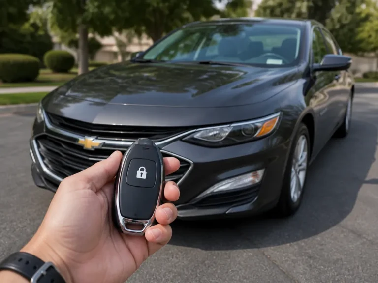 car with lock symbol chevy malibu