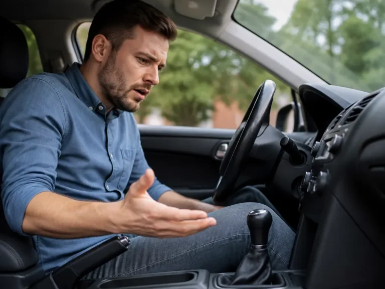 car won't go into gear when engine running