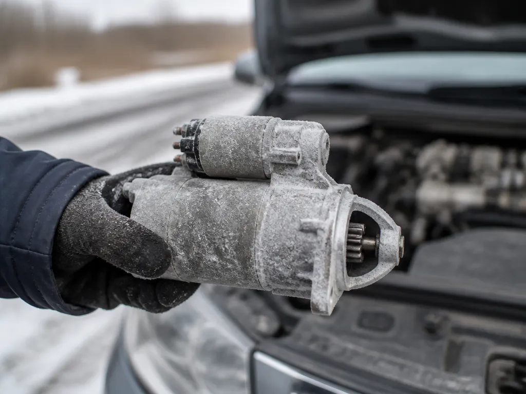 How to Tell a Frozen Starter From a Weak Battery - can a car starter freeze in cold weather?