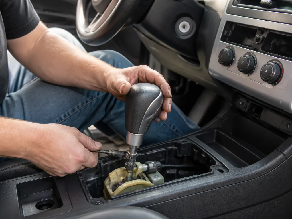Shift Linkage, Shifter, and Cable Problems - car stuck in reverse but shifter is in park