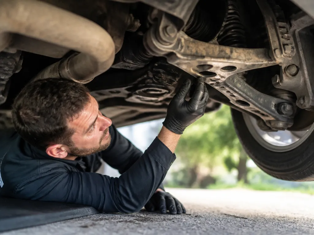 Under-Car Inspection for a Clunking Noise - car making clunking noise when driving