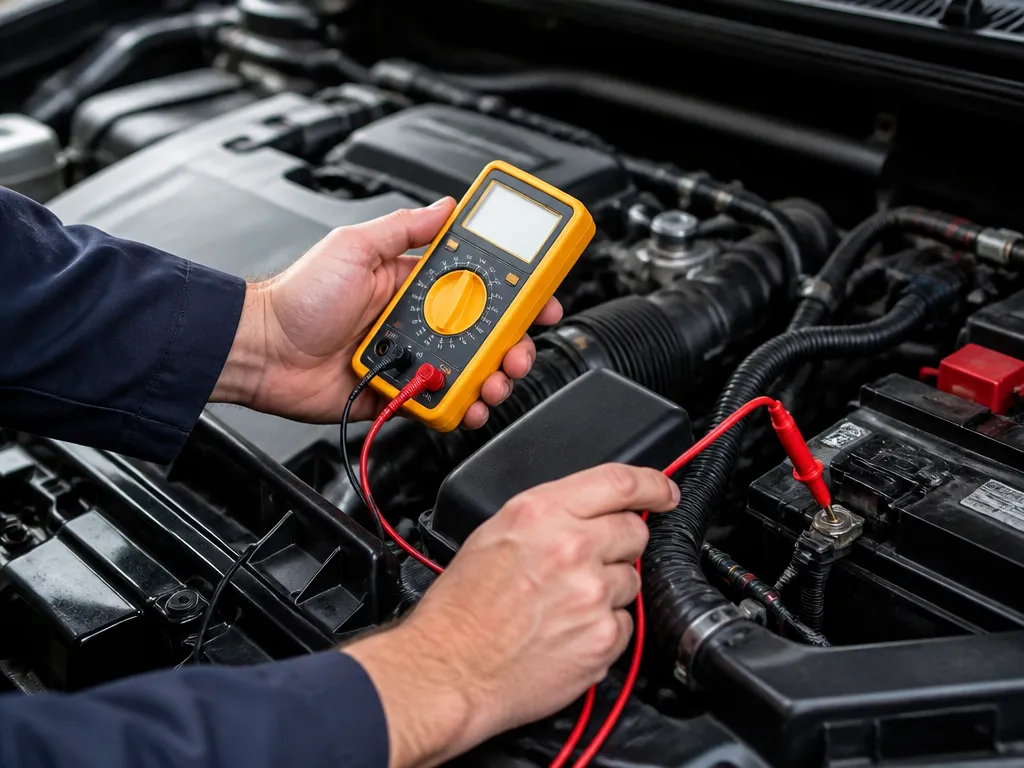 Use a multimeter as follows: - car still running after turned off