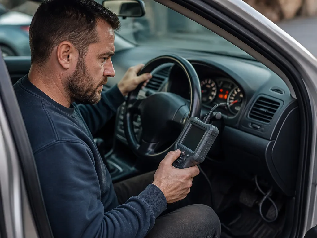 Use the symptoms to separate the three main diagnostic paths: - car stuttering when accelerating check engine light