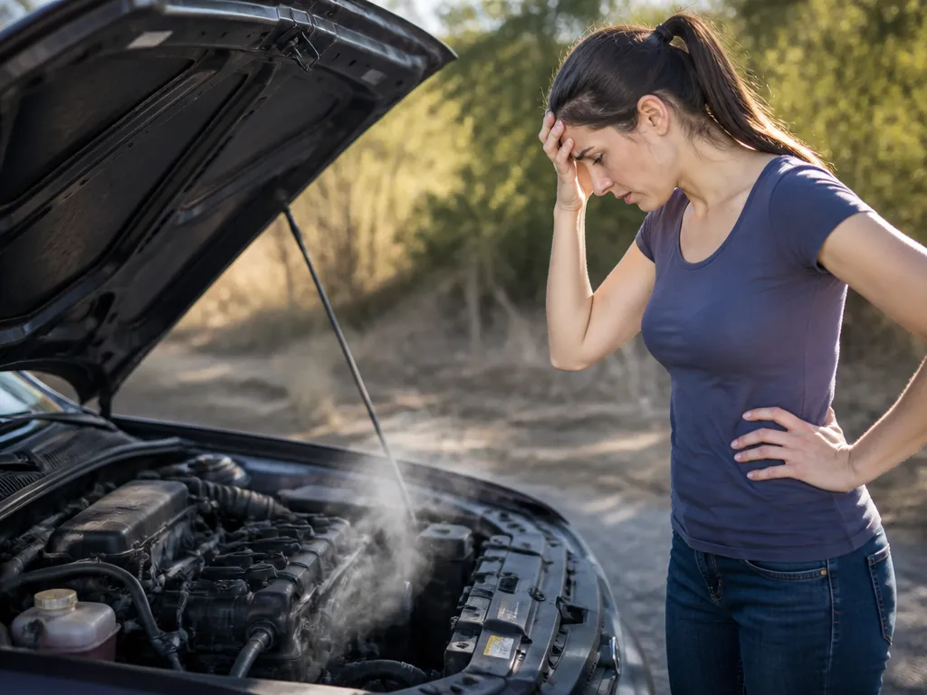 Use these safety rules: - car overheating no check engine light