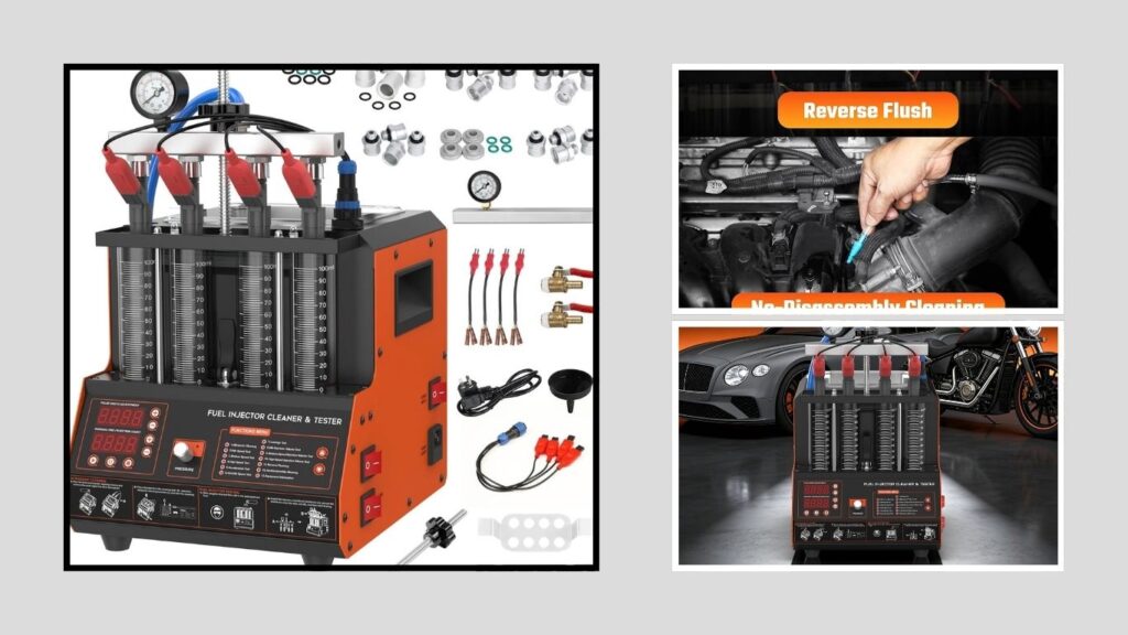 YUANRI Fuel Injector Cleaner Tester Machine
