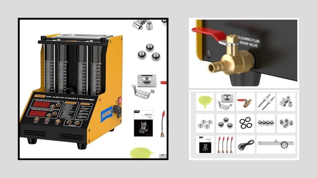 AUTOOL CT150 Ultrasonic Fuel Injector Cleaner Tester