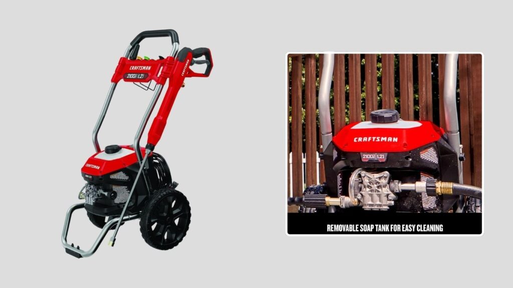 CRAFTSMAN 2100 PSI Electric Pressure Washer – Best for Everyday Cleaning