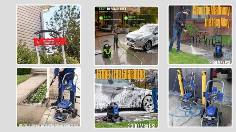 9 Best Electric Pressure Washers for Cars, Driveways & Home Cleaning