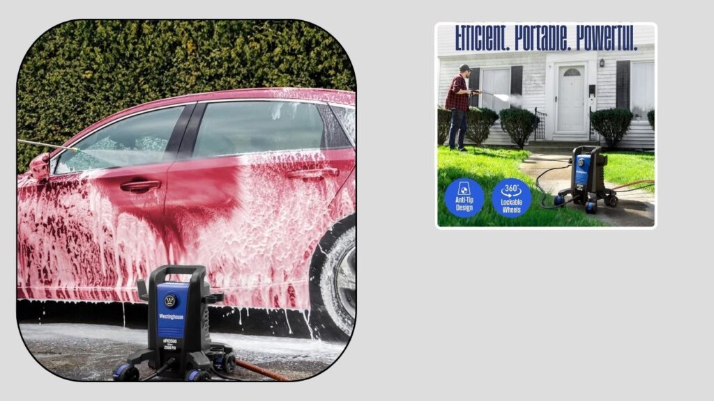 Westinghouse ePX3500 — Best Compact Pressure Washer for Easy Handling