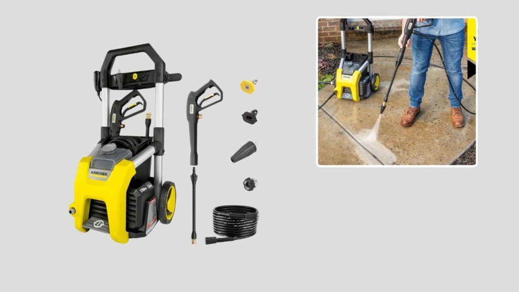 Kärcher K1700 Electric Pressure Washer — Simple and Practical Home Cleaning