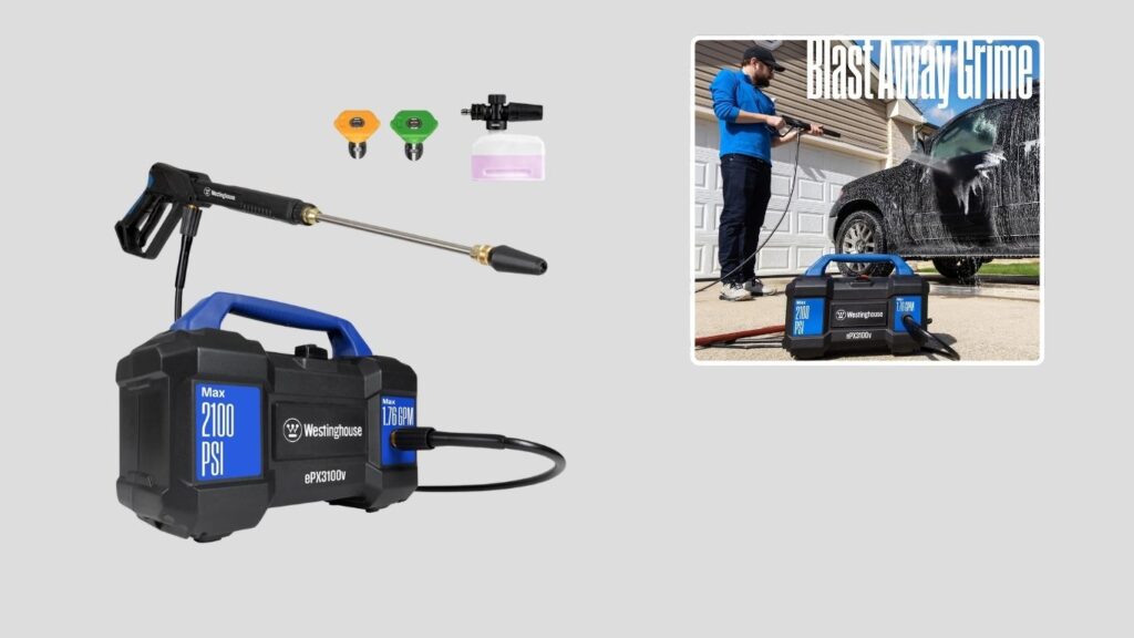 Westinghouse ePX3100v 2100 PSI Electric Pressure Washer 