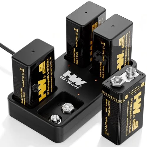 best 9 volt rechargeable batteries