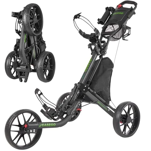 best three wheel golf push cart