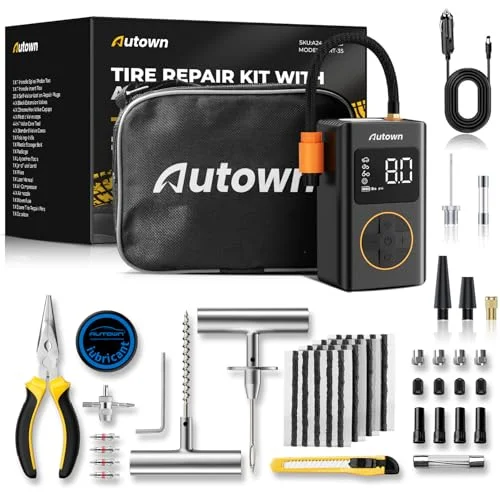 best tire repair kit with compressor