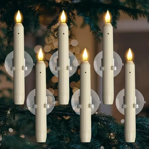 best window candles battery operated